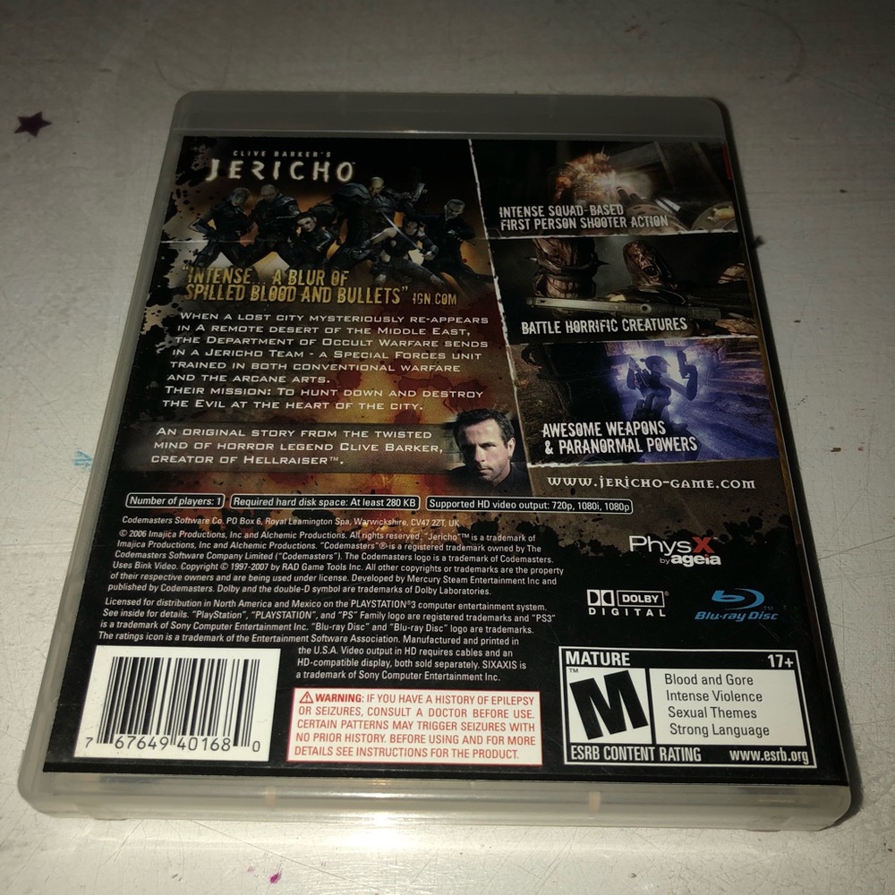 PS3 Jericho - Picture 2 of 3